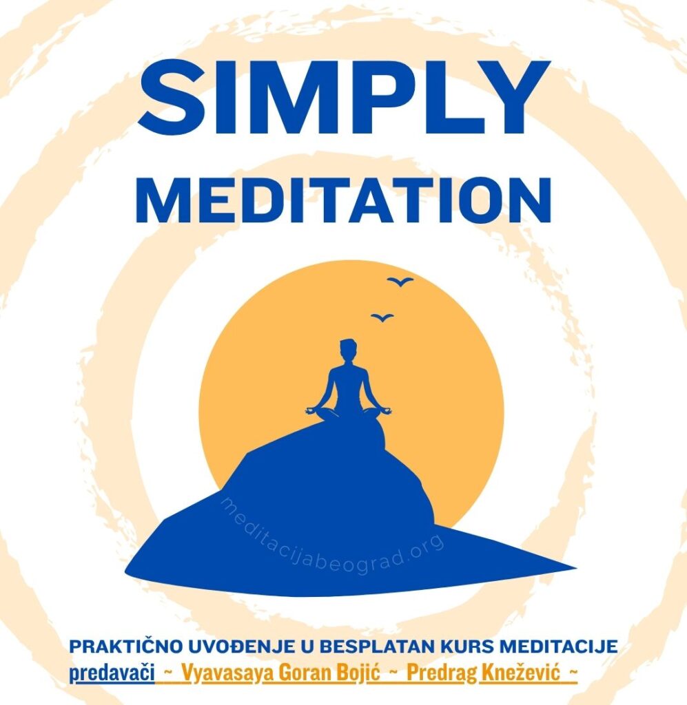 MEDITACIJA PREDAVANJE